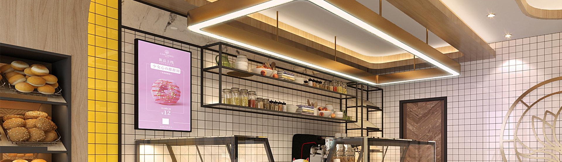 萝拖司东莞店内空间设计_广州餐饮策划，让烘焙品牌更有生活气息