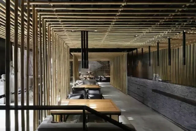 黄冈如何让餐厅设计玩转中国风？几根竹子让你眼前一亮！