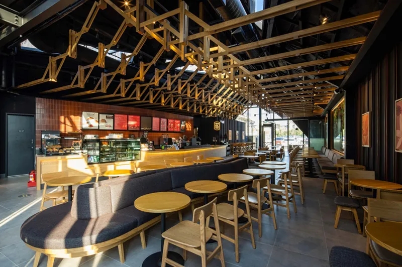 星巴克台湾北港店餐饮空间设计