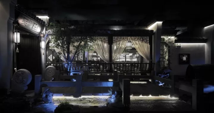 潜江餐厅就要这样餐饮空间设计，才有江南味道