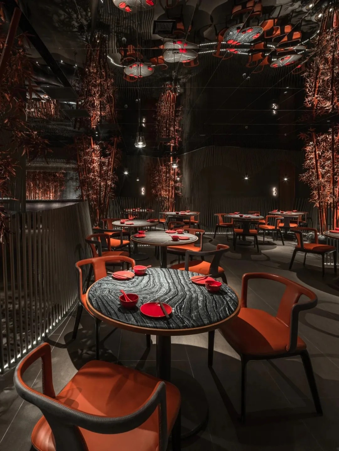 米其林餐厅桌椅搭配设计