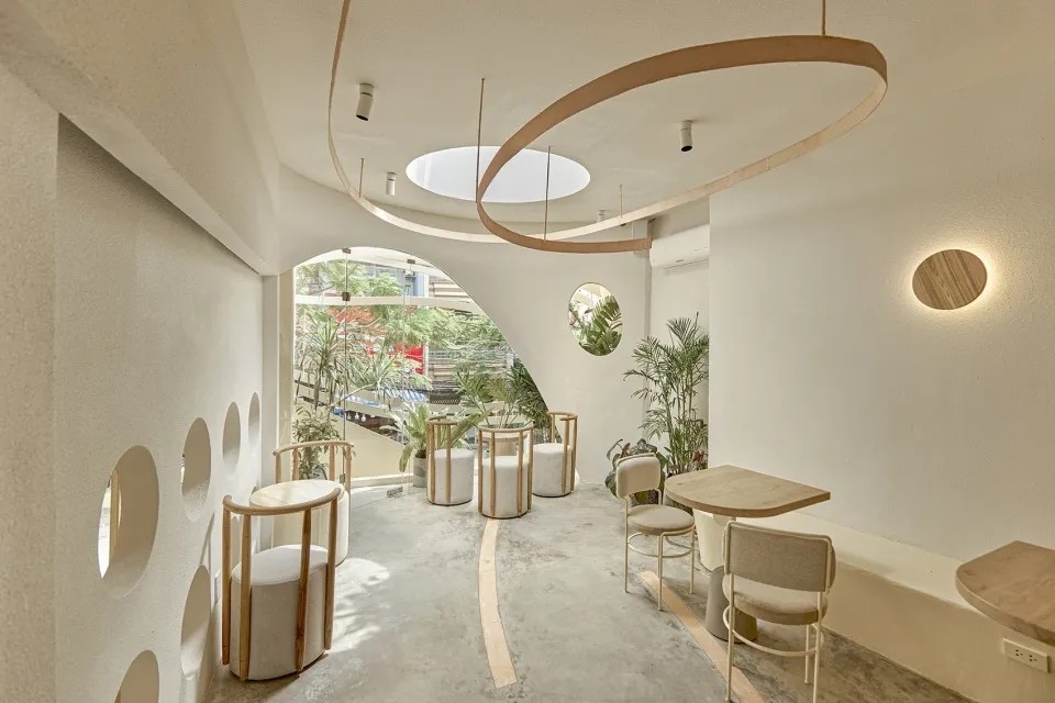 越南咖啡厅吊顶设计
